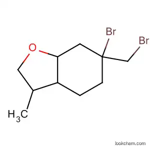 Molecular Structure of 832721-46-7 (Benzofuran, 6-bromo-6-(bromomethyl)octahydro-3-methyl-)