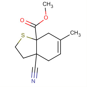 Benzo[b]thiophene-7a(2H)-carboxylic acid,  3a-cyano-3,3a,4,7-tetrahydro-6-methyl-, methyl ester