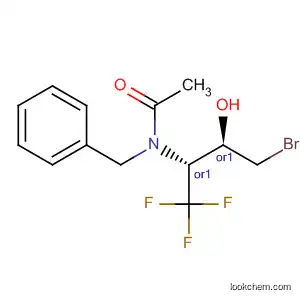Molecular Structure of 832722-42-6 (Acetamide,
N-[(1R,2R)-3-bromo-2-hydroxy-1-(trifluoromethyl)propyl]-N-(phenylmeth
yl)-, rel-)