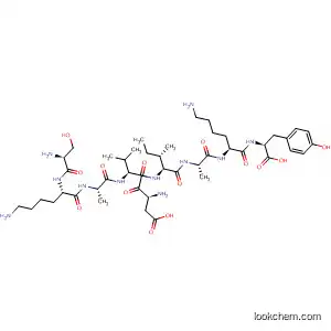 Molecular Structure of 832723-49-6 (L-Tyrosine,
L-seryl-L-lysyl-L-alanyl-L-a-aspartyl-L-valyl-L-isoleucyl-L-alanyl-L-lysyl-)