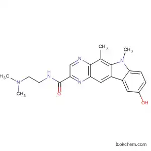 Molecular Structure of 832723-84-9 (6H-Pyrazino[2,3-b]carbazole-2-carboxamide,
N-[2-(dimethylamino)ethyl]-9-hydroxy-5,6-dimethyl-)