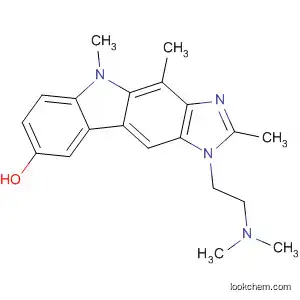 Molecular Structure of 832723-86-1 (Imidazo[4,5-b]carbazol-8-ol,
1-[2-(dimethylamino)ethyl]-1,5-dihydro-2,4,5-trimethyl-)