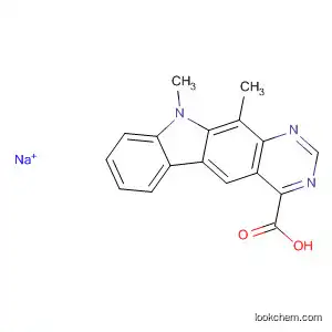 Molecular Structure of 832724-06-8 (10H-Pyrimido[4,5-b]carbazole-4-carboxylic acid, 10,11-dimethyl-,
sodium salt)