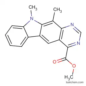 Molecular Structure of 832724-07-9 (10H-Pyrimido[4,5-b]carbazole-4-carboxylic acid, 10,11-dimethyl-,
methyl ester)