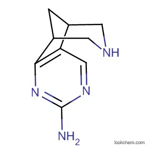 Molecular Structure of 833459-03-3 (5,9-Methano-5H-pyrimido[4,5-d]azepin-2-amine, 6,7,8,9-tetrahydro-)