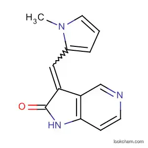 Molecular Structure of 834859-00-6 (2H-Pyrrolo[3,2-c]pyridin-2-one,
1,3-dihydro-3-[(1-methyl-1H-pyrrol-2-yl)methylene]-)
