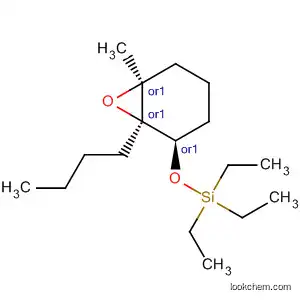 Molecular Structure of 834905-80-5 (Silane,
[[(1R,2R,6S)-1-butyl-6-methyl-7-oxabicyclo[4.1.0]hept-2-yl]oxy]triethyl-,
rel-)