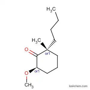 Molecular Structure of 834905-84-9 (Cyclohexanone, 2-butyl-6-methoxy-2-methyl-, (2R,6R)-rel-)