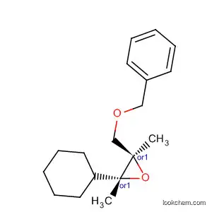 Molecular Structure of 834905-99-6 (Oxirane, 2-cyclohexyl-2,3-dimethyl-3-[(phenylmethoxy)methyl]-,
(2R,3R)-rel-)