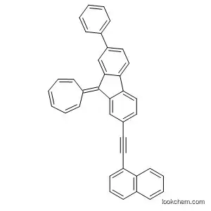 Molecular Structure of 834906-59-1 (9H-Fluorene,
9-(2,4,6-cycloheptatrien-1-ylidene)-2-(1-naphthalenylethynyl)-7-phenyl-)