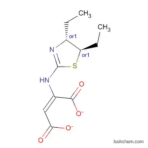 Molecular Structure of 834907-26-5 (2-Thiazolamine, 4,5-diethyl-4,5-dihydro-, (4R,5R)-rel-,
(2E)-2-butenedioate)