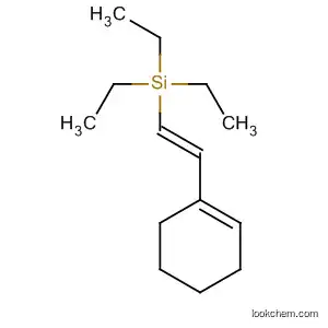 Molecular Structure of 834907-94-7 (Silane, [(1E)-2-(1-cyclohexen-1-yl)ethenyl]triethyl-)
