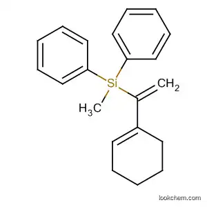Molecular Structure of 834908-01-9 (Silane, [1-(1-cyclohexen-1-yl)ethenyl]methyldiphenyl-)