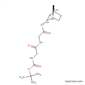 Molecular Structure of 834910-29-1 (Glycine, N-[(1,1-dimethylethoxy)carbonyl]glycyl-,
(1R,2R,4S)-bicyclo[2.2.1]hept-2-yl ester, rel-)