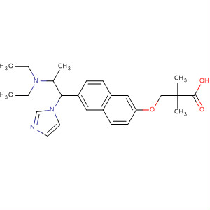 Propanoic acid,  3-[[6-[2-(diethylamino)-1-(1H-imidazol-1-yl)propyl]-2-naphthalenyl]oxy]-2  ,2-dimethyl-
