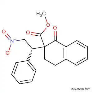 Molecular Structure of 834917-48-5 (2-Naphthalenecarboxylic acid,
1,2,3,4-tetrahydro-2-[(1S)-2-nitro-1-phenylethyl]-1-oxo-, methyl ester,
(2R)-)