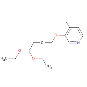 Pyridine, 3-[(4,4-diethoxy-1,2-butadienyl)oxy]-4-iodo-