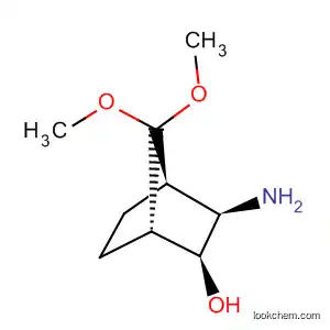 Molecular Structure of 842120-48-3 (Bicyclo[2.2.1]heptan-2-ol, 3-amino-7,7-dimethoxy-, (1S,2S,3R,4R)-)
