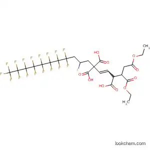 Molecular Structure of 842124-29-2 (4-Heptadecene-1,2,3,6,6-pentacarboxylic acid,
10,10,11,11,12,12,13,13,14,14,15,15,16,16,17,17,17-heptadecafluoro
-8-iodo-, 6,6-diethyl ester)