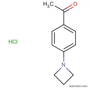 Molecular Structure of 842142-50-1 (Ethanone, 1-[4-(1-azetidinyl)phenyl]-, hydrochloride)