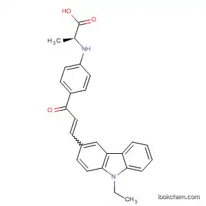 Molecular Structure of 842164-36-7 (b-Alanine, N-[4-[3-(9-ethyl-9H-carbazol-3-yl)-1-oxo-2-propenyl]phenyl]-)