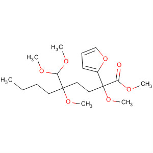 2-Furannonanoic acid,  5-(dimethoxymethyl)-2,5-dihydro-2,5-dimethoxy-, methyl ester