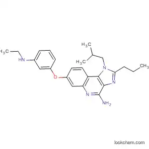 Molecular Structure of 847574-96-3 (1H-Imidazo[4,5-c]quinolin-4-amine,
7-[3-(ethylamino)phenoxy]-1-(2-methylpropyl)-2-propyl-)