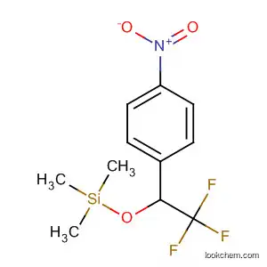 Molecular Structure of 847591-31-5 (Silane, trimethyl[2,2,2-trifluoro-1-(4-nitrophenyl)ethoxy]-)