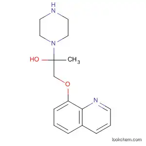 1-Piperazineethanol, a-[(8-quinolinyloxy)methyl]-
