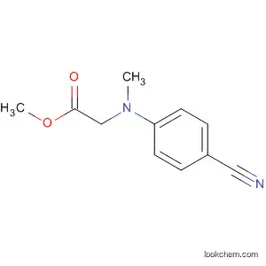 Molecular Structure of 851680-04-1 (Glycine, N-(4-cyanophenyl)-N-methyl-, methyl ester)