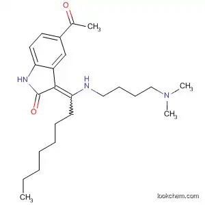 2H-Indol-2-one,
5-acetyl-3-[1-[[4-(dimethylamino)butyl]amino]octylidene]-1,3-dihydro-