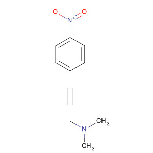 Molecular Structure of 104097-50-9 (2-Propyn-1-amine, N,N-dimethyl-3-(4-nitrophenyl)-)