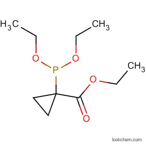 Molecular Structure of 104585-94-6 (Cyclopropanecarboxylic acid, 1-(diethoxyphosphinyl)-, ethyl ester)