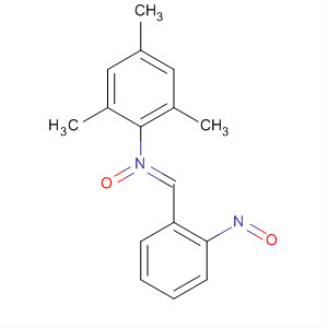 Molecular Structure of 118717-87-6 (Benzenamine, 2,4,6-trimethyl-N-(nitrosophenylmethylene)-, N-oxide)