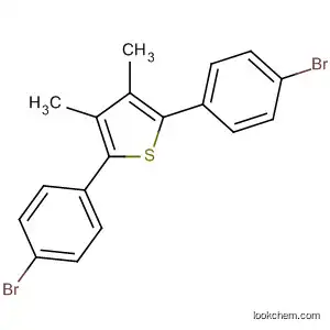 Thiophene, 2,5-bis(4-bromophenyl)-3,4-dimethyl-