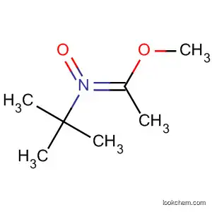 Molecular Structure of 118949-69-2 (Ethanimidic acid, N-(1,1-dimethylethyl)-, methyl ester, N-oxide)