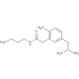Molecular Structure of 121734-98-3 (Benzeneacetamide, N-butyl-a-methyl-4-(2-methylpropyl)-)