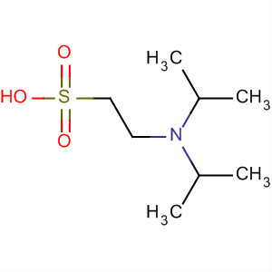 Molecular Structure of 128869-82-9 (Ethanesulfonic acid, 2-[bis(1-methylethyl)amino]-)
