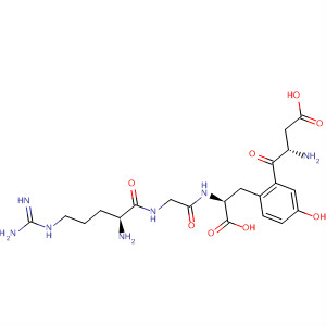 Molecular Structure of 129058-84-0 (L-Tyrosine, L-arginylglycyl-L-a-aspartyl-)