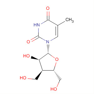 Molecular Structure of 132235-71-3 (Thymidine, 3'-deoxy-3'-(hydroxymethyl)-)