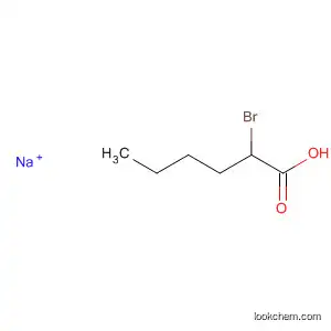 Molecular Structure of 137107-41-6 (Hexanoic acid, 2-bromo-, sodium salt)