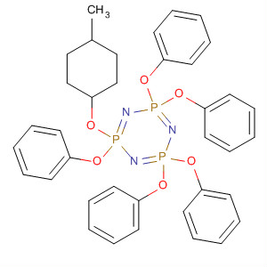 Molecular Structure of 141538-32-1 (1,3,5,2,4,6-Triazatriphosphorine,
2,2,4,4,6,6-hexahydro-2-(4-methylphenoxy)-2,4,4,6,6-pentaphenoxy-)