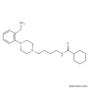 Molecular Structure of 144146-70-3 (Cyclohexanecarboxamide,
N-[4-[4-(2-methoxyphenyl)-1-piperazinyl]butyl]-)