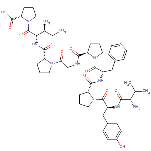 Molecular Structure of 144280-32-0 (L-Proline,
L-valyl-L-tyrosyl-L-prolyl-L-phenylalanyl-L-prolylglycyl-L-prolyl-L-isoleucyl-)