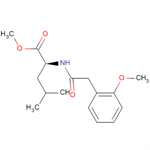 Molecular Structure of 161839-11-8 (L-Leucine, N-[(2S)-methoxyphenylacetyl]-, methyl ester)