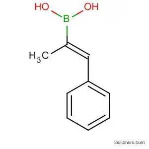 Molecular Structure of 174836-34-1 (Boronic acid, [(1Z)-1-methyl-2-phenylethenyl]-)