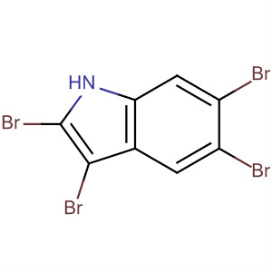 Molecular Structure of 17826-06-1 (1H-Indole, 2,3,5,6-tetrabromo-)