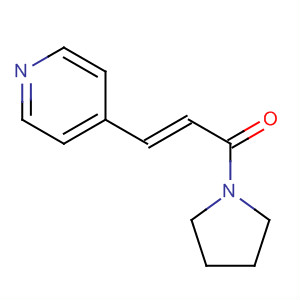 Molecular Structure of 180526-69-6 (Pyrrolidine, 1-[(2E)-1-oxo-3-(4-pyridinyl)-2-propenyl]-)