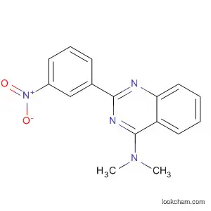 Molecular Structure of 180906-22-3 (4-Quinazolinamine, N,N-dimethyl-2-(3-nitrophenyl)-)
