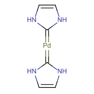 Molecular Structure of 199447-51-3 (Palladium, bis(1,3-dihydro-2H-imidazol-2-ylidene)-)